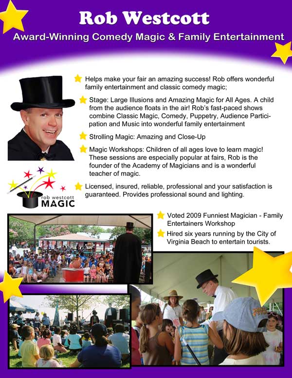 Rob Does Fairs & Festivals Too!
